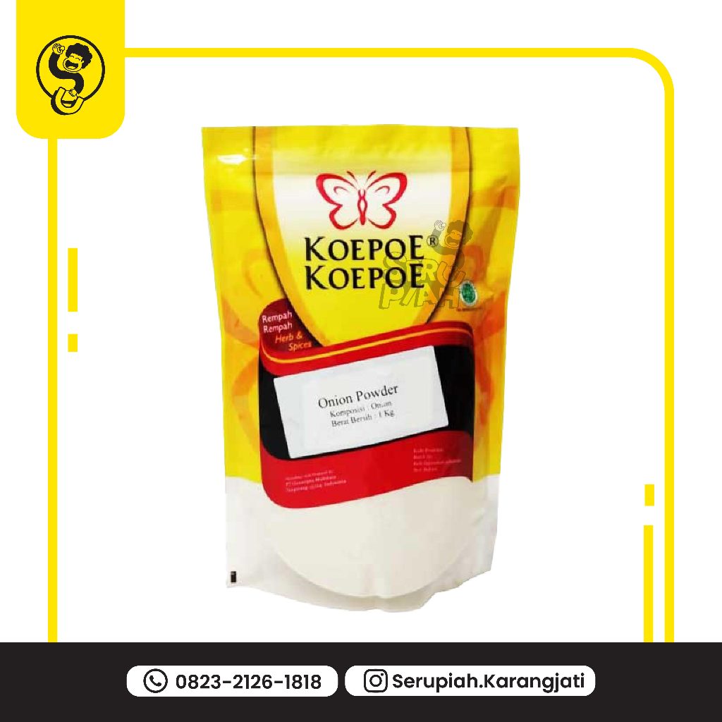 

Koepoe Koepoe Bawang Bombay Bubuk 500 Gr (Repack)
