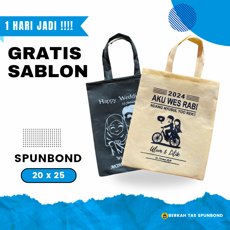 

DUSTBAG89|TAS SOUVENIR PERNIKAHAN ULANG TAHUN BISA CUSTOM DESIGN DAN UKURAN BAHAN SPUNDBOND