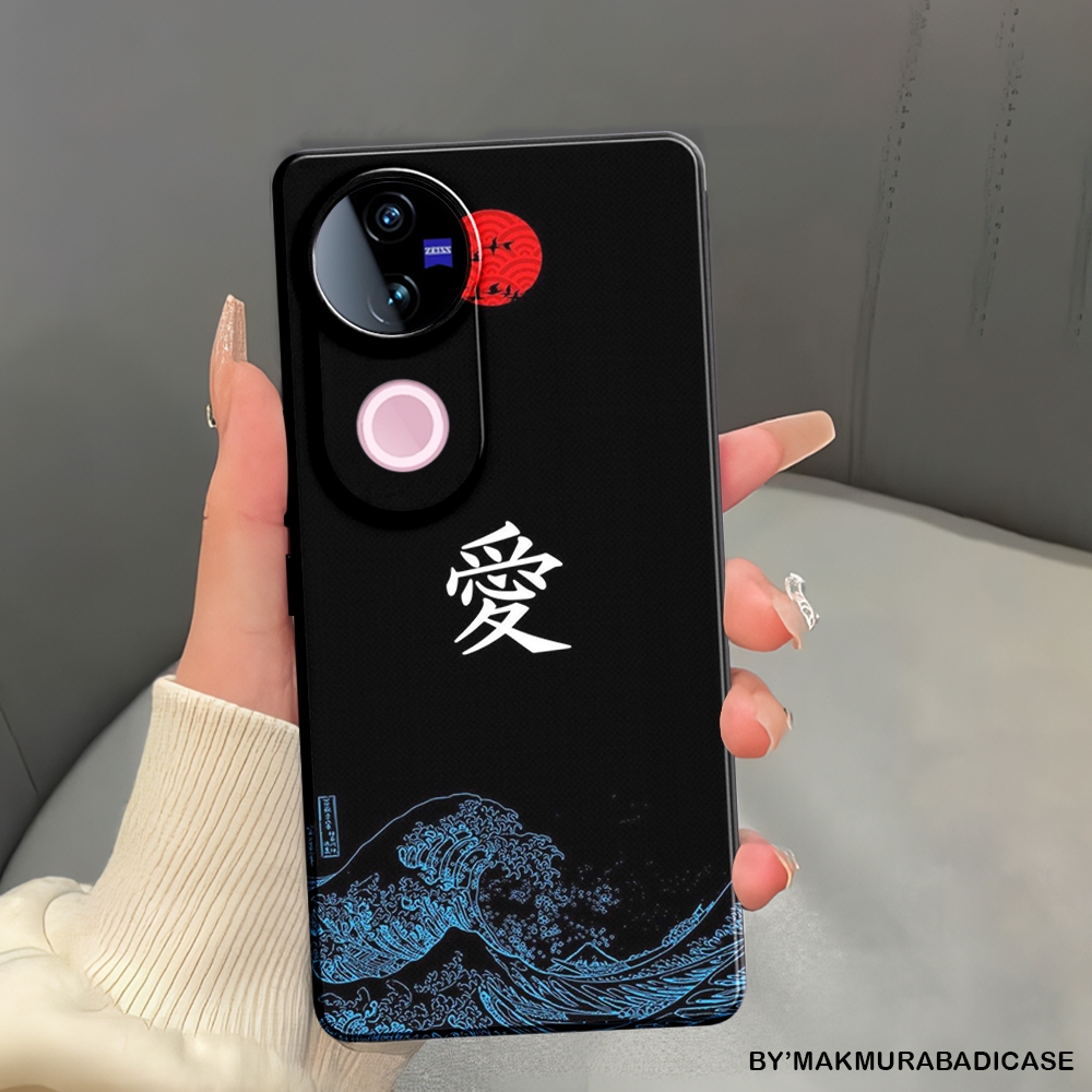 Vivo V50 5G 2025 Terbaru - Softcase Vivo - Casing V50 Lite Terbaru - Case Hp - Motif Jepang