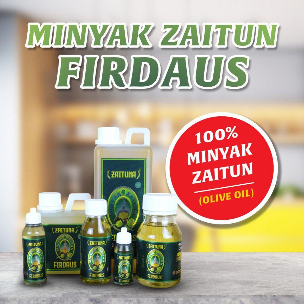 

Minyak Zaituna Firdaus Herbal Olive Oil Extra Virgin 250-1000 ml