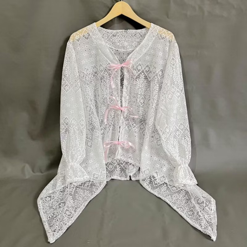 Aiyla Outer Crop Brukat | Outer Tunik Brukat Mewah Jumbo LD110–120