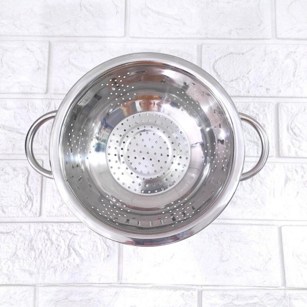 Sangku Nasi Bakul Wakul Nasi Buah Stainless Lubang Wadah