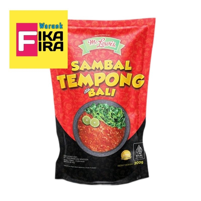 

Mc Lewis Sambel Tempong Bali 200 Gram