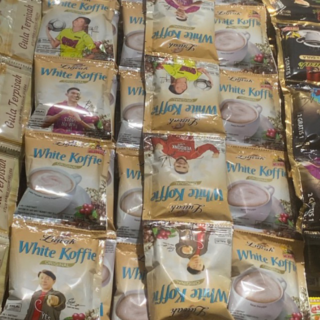 

Luwak White Coffee | Luwak White kopi Renceng isi 10 sachet @20gram/sachet | Luwak putih Renteng 10 Sachet