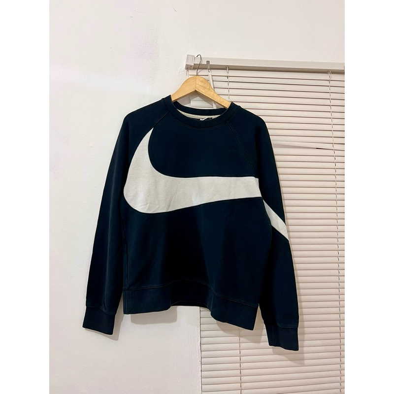 nike big swoosh crewneck