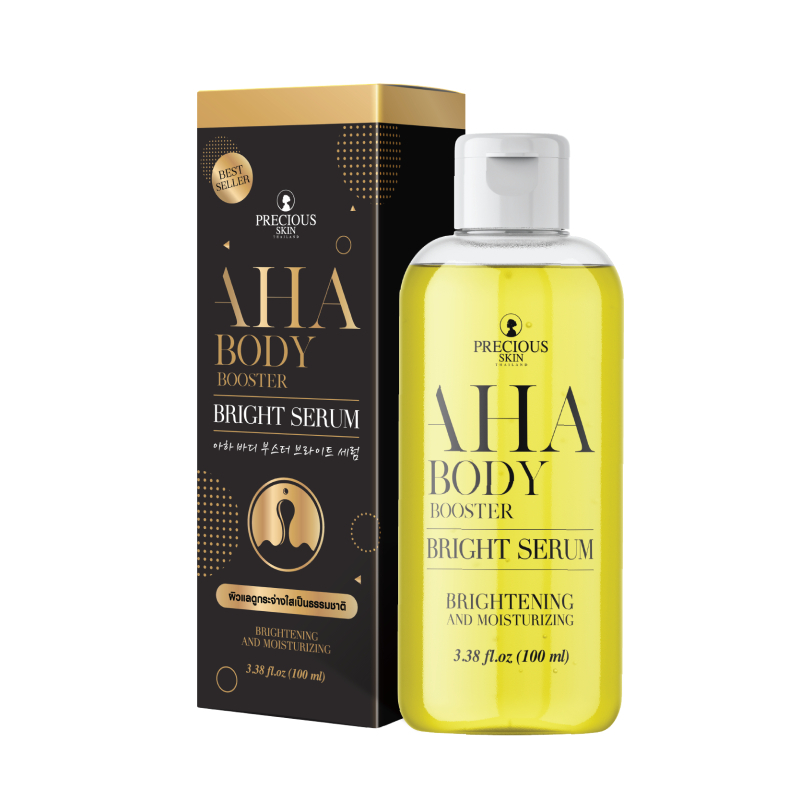 Precious Skin AHA Body Booster Bright Serum 100ml Thailand / Serum Pemutih Badan / Serum AHA Jumbo B
