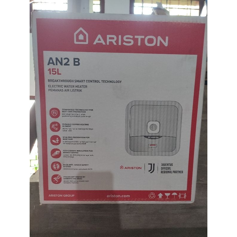 ARISTON Water Heater AN2 B volume 15 Liter PEMANAS AIR LISTRIK ARISTON AN2B 15L