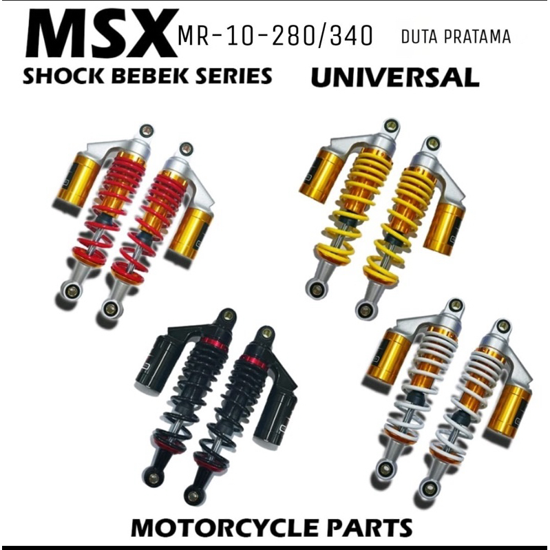 SHOCK TABUNG ATAS MATIC MSX 010 UK 280 / 340