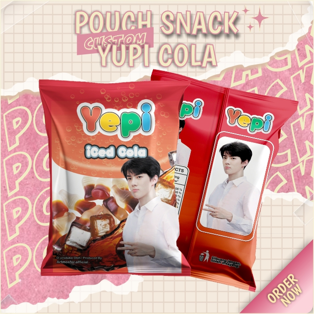 

Snack Pouch Jumbo Custom Yupi Cola