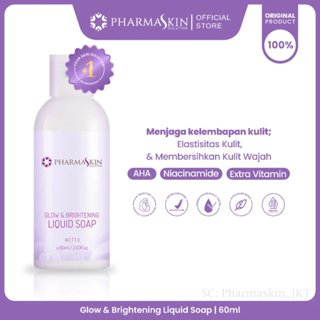 pharmaskin Glow & Bright Liquid Soap by pharmaskin solution