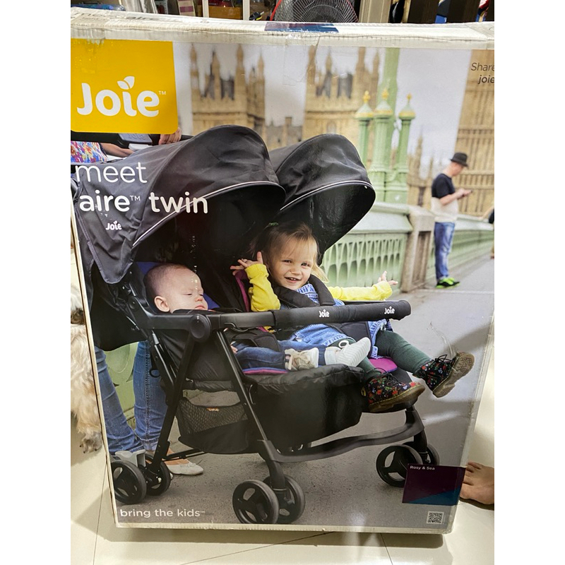 stroller joie aire twin/stroller preloved
