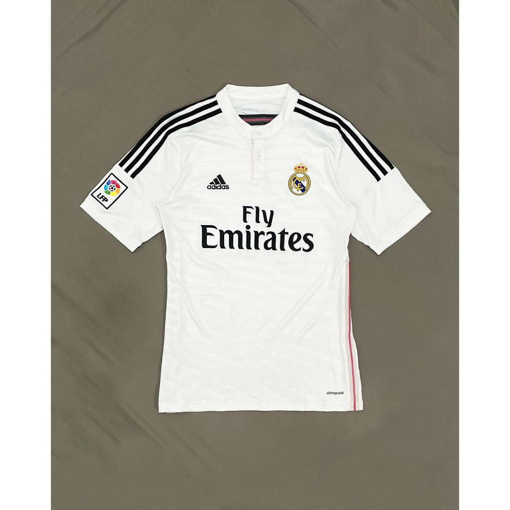 Original Adidas Real Madrid Home Kit 2014 2015 Jersey Bola Vintage