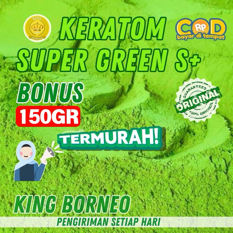 

KING BORNEO BUBUK HIJAU DAUN PURLIK SERBUK PURLI S+/A+ HERBAL KALIMANTAN