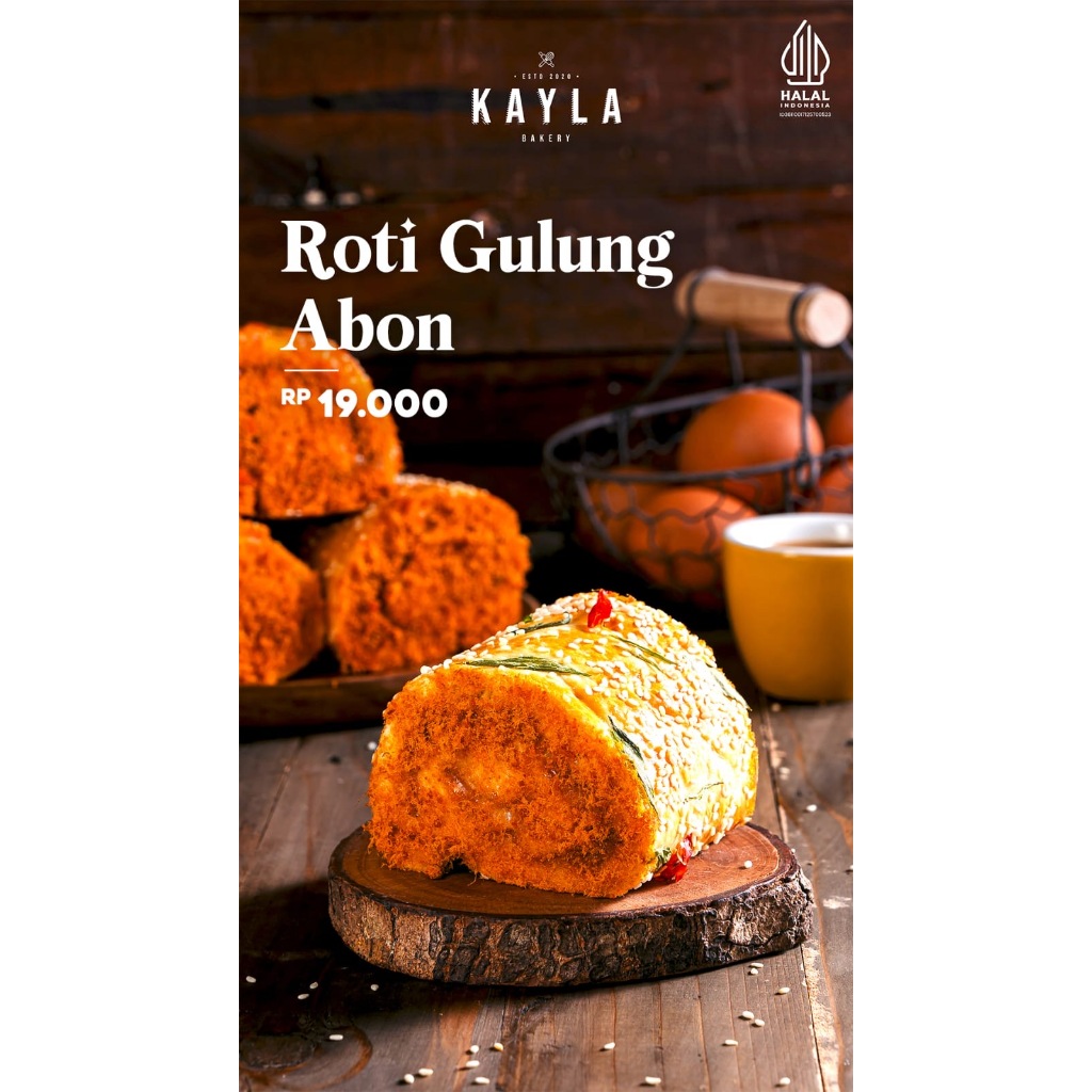 

Roti gulung abon
