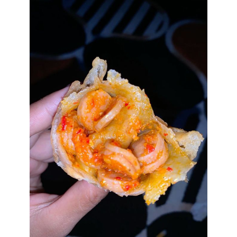 

Cireng jumbo isi sosis
