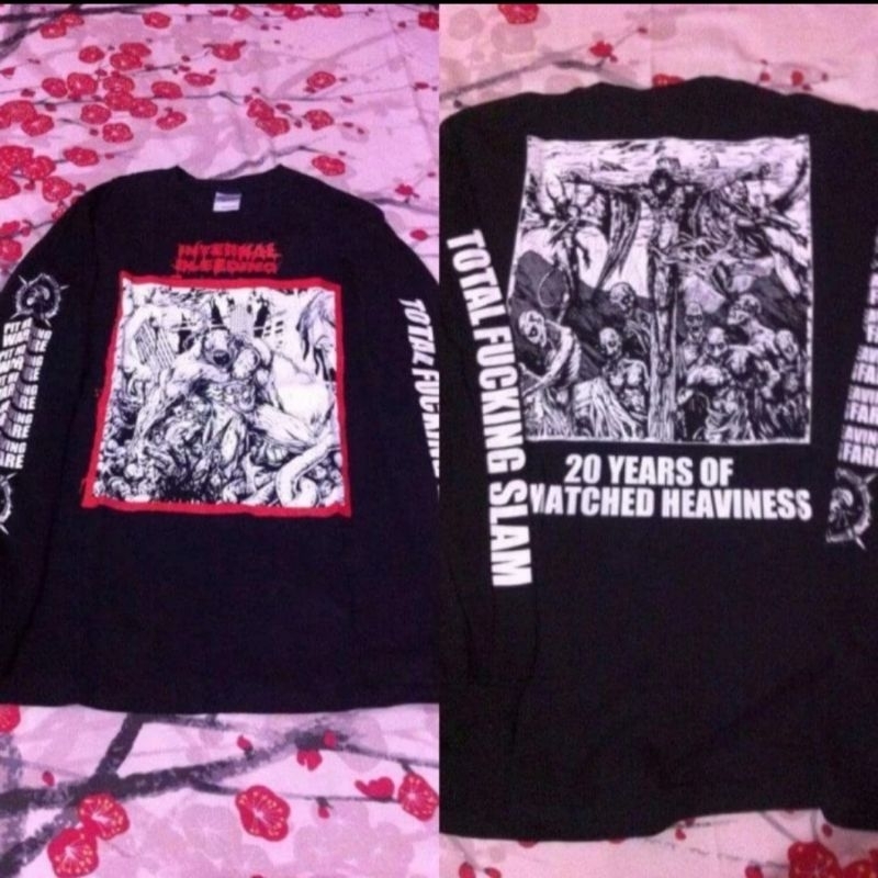 INTERNAL BLEEDING kaos band longsleeve