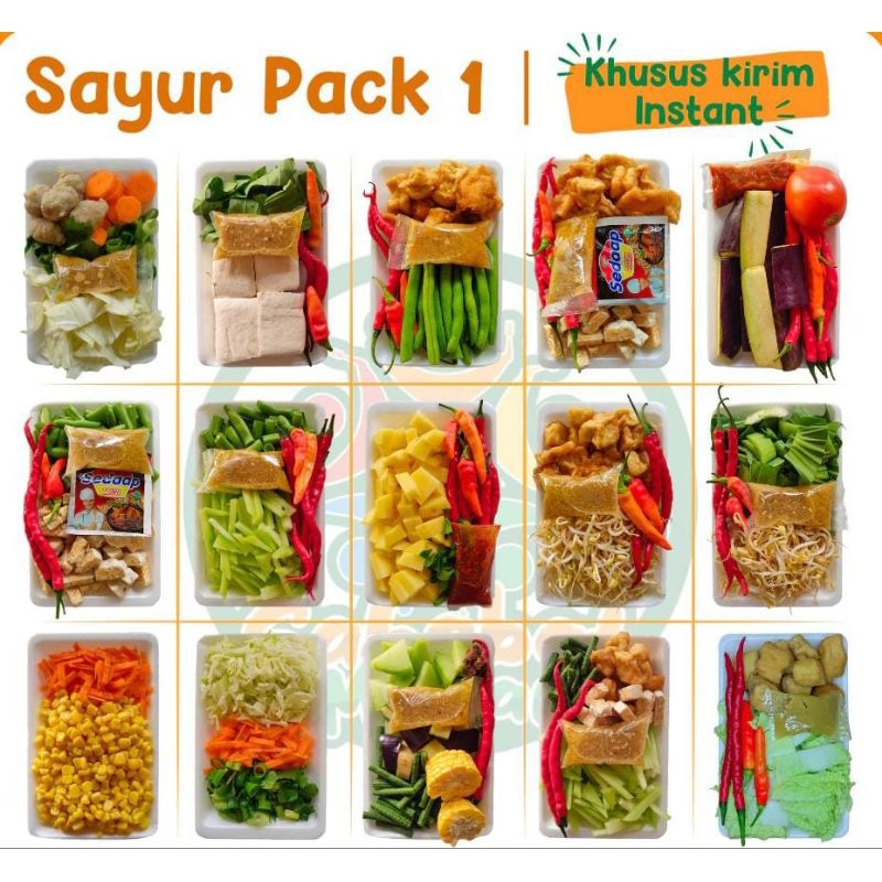 

KIRIM INSTAN Aneka Paket Sayur Potong Siap Masak / Sayur Foodprep Instan / Sayur Pack