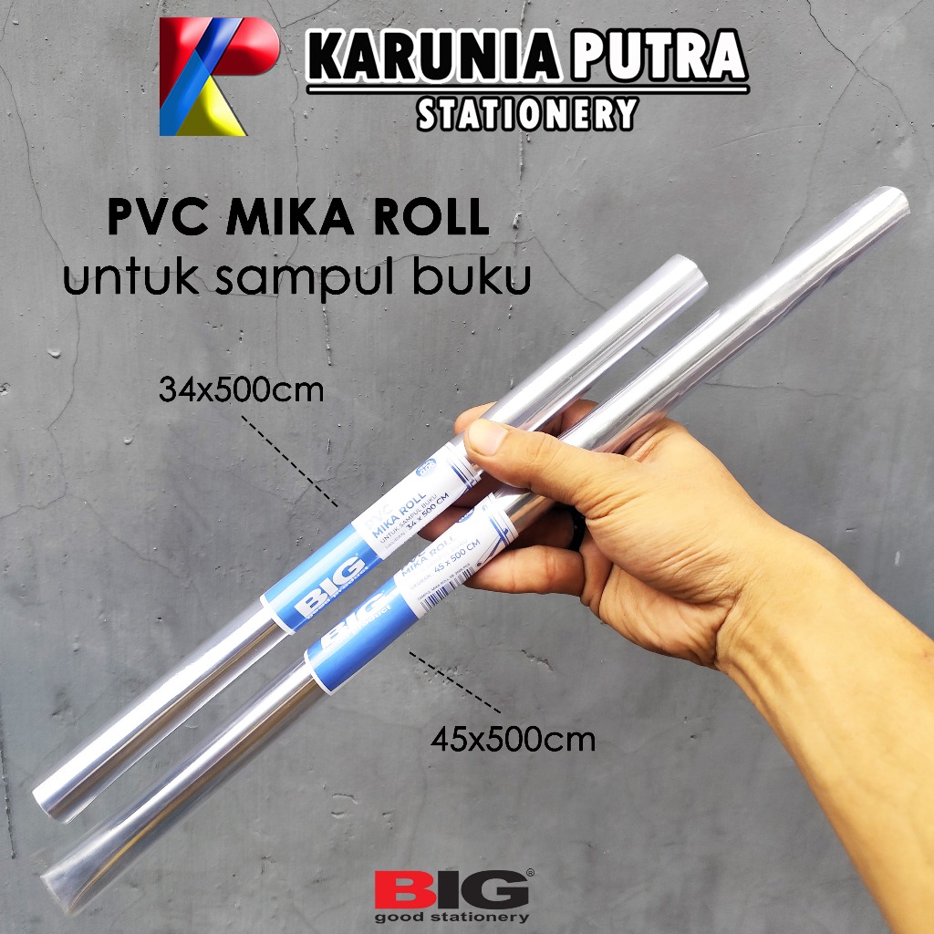 

Sampul BIG Mika Roll Sampul Buku PVC 5meter
