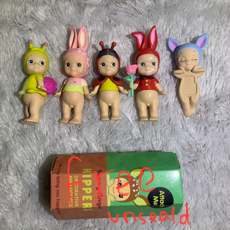 Sonny Angel regular hippers dreaming 1:1 GOL Rabbit rose Bugs World Snail Ladybug Rabbit Cherrybloss