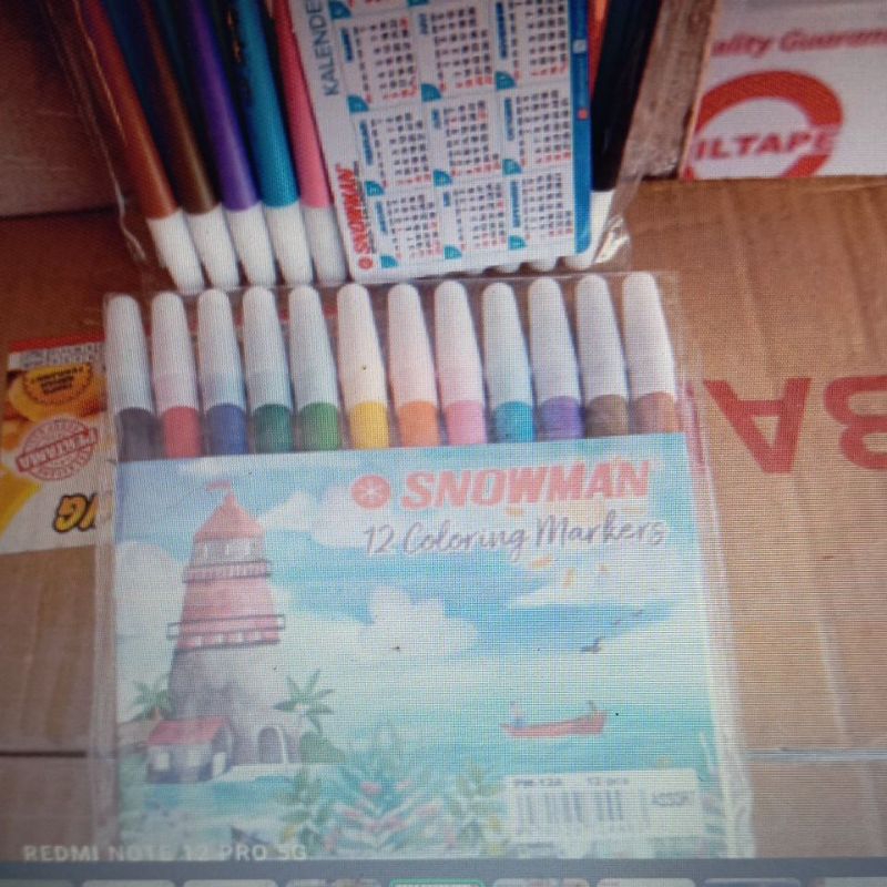 

Spidol warna snowman