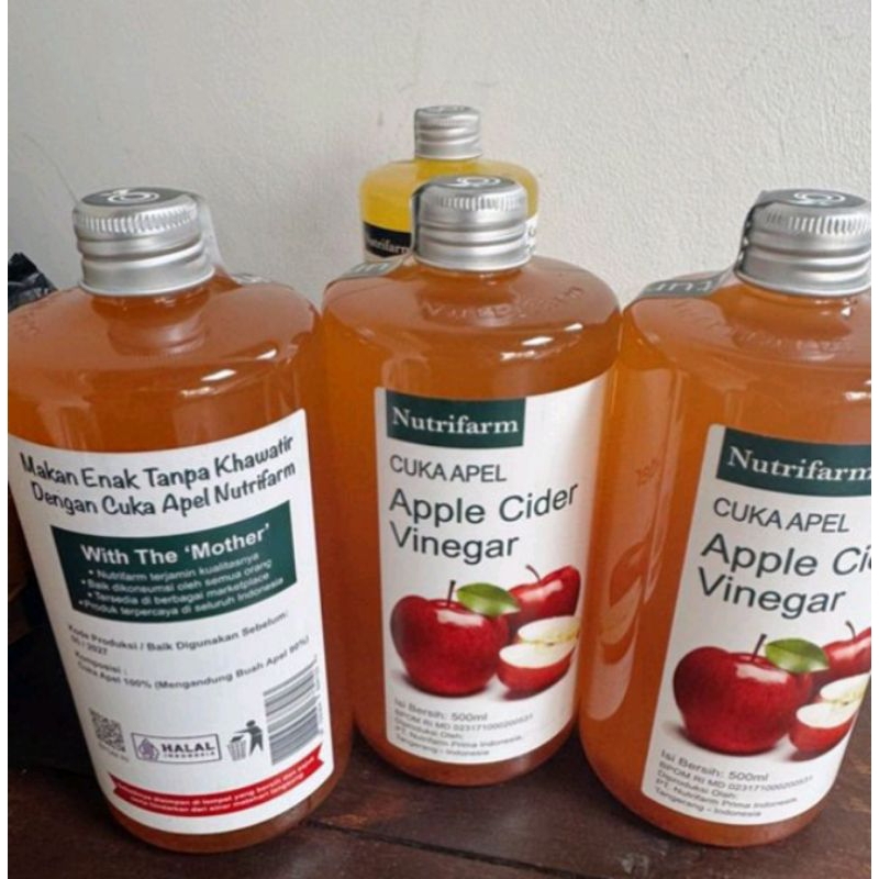 

Cuka Apel Vinegar Isi Lebih banyak netto 500 ml Membantu Mengurangi Lemak Berebih Menurunkan berat badan