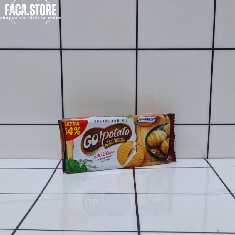 

Brio Go potato Biskuit kentang rasa BBQ 56gr