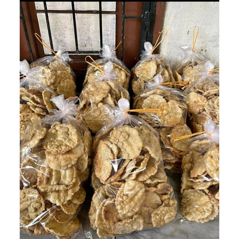 

Kempelang Mentah Panggang/tunu/goreng mentah isi 100 pcs asli ikan palembang/kelempang mentah panggang palembang