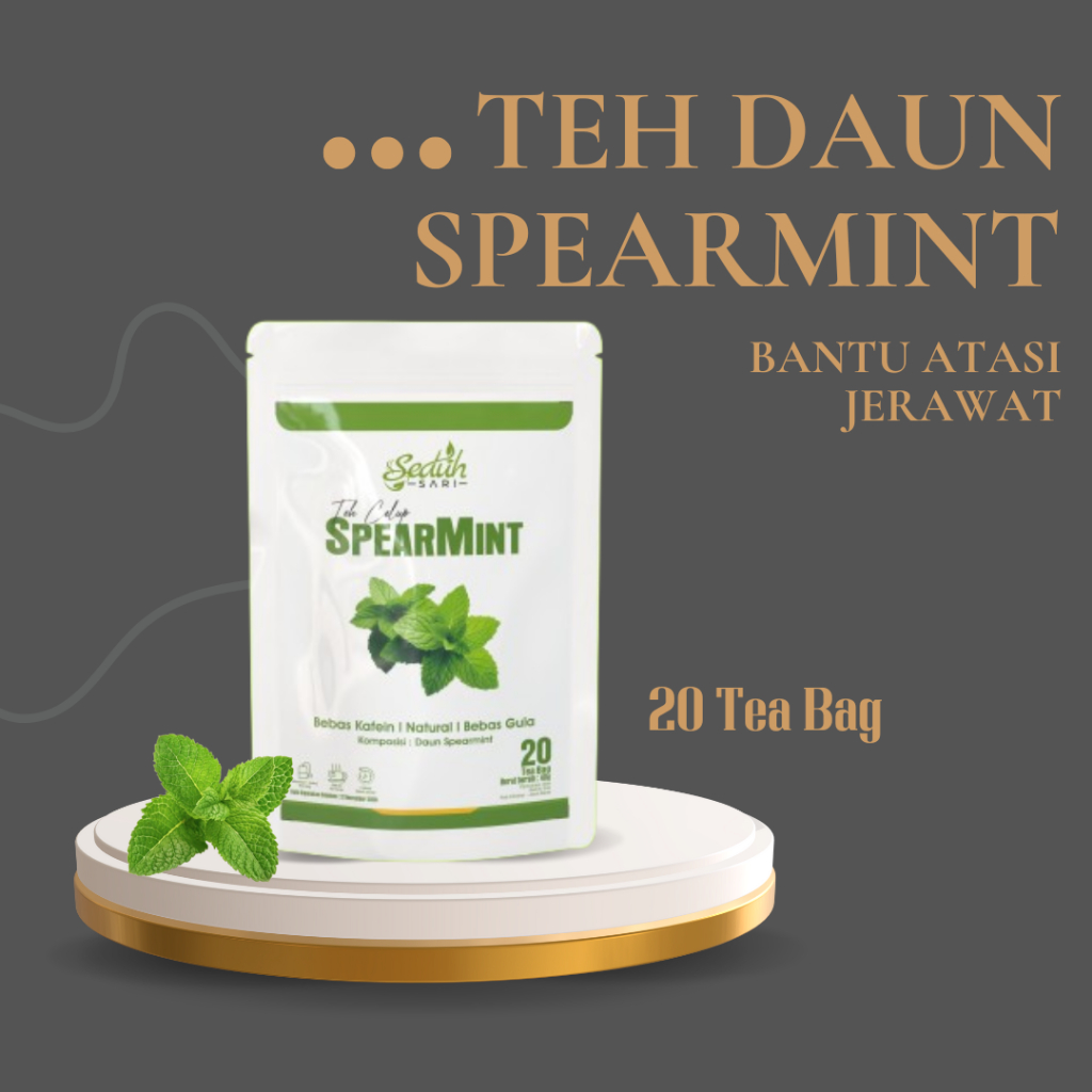 

Seduh Sari | Teh | Spearmint | Spearmint Tea | Isi 20 Tea Bag