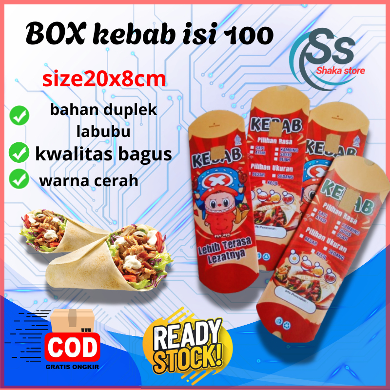 

Kemasan Kebab Duplek 24x9 cm Outlet Makanan Kertas Kebab Ukuran 24x9 cm Cocok Jualan Bungkus Kebab Besar Duplek Tebal 24x9