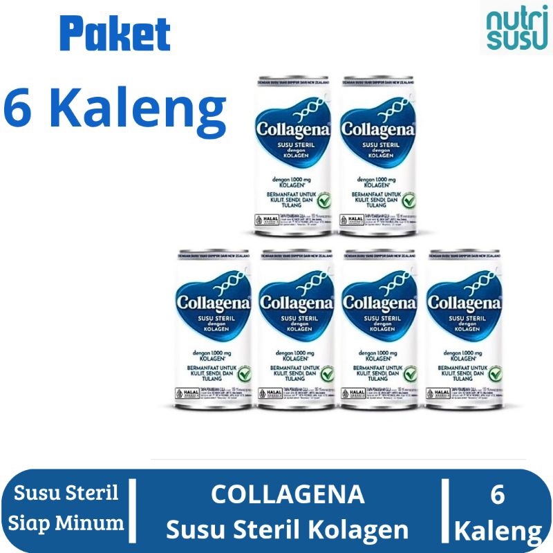 

COLLAGENA Susu Steril Kolagen Paket 6 Kaleng