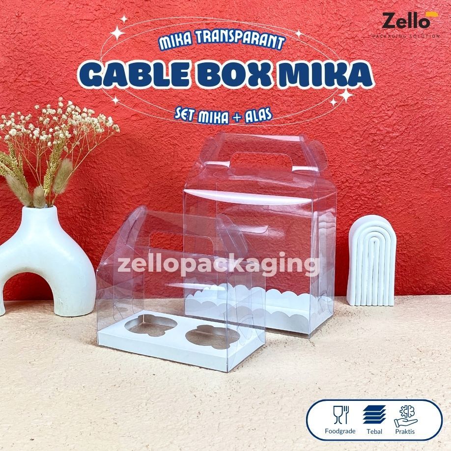 

Gable Box Mika Transparan Box Mika Gable Mini Kotak Cupcake Mika Kotak Jinjing Mika Hampers Hantaran