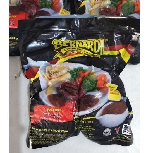 

Bernardi Burger Steak + saus isi 4set (JATENG ONLY)