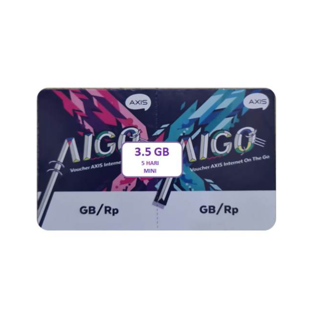 Voucher AXIS Mini 3.5 GB 5 Hari