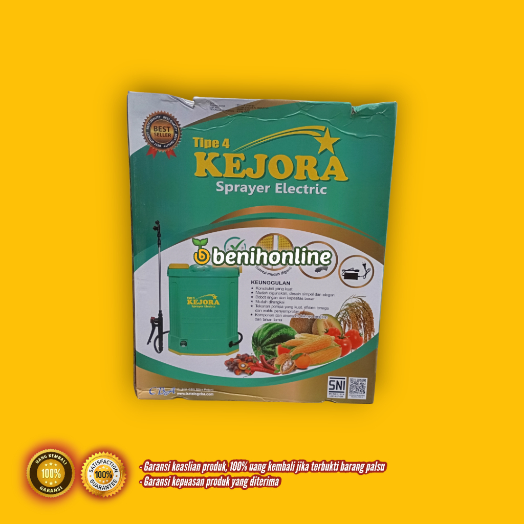 SPRAYER KEJORA ELEKTRIK 16 LITER (Tanki Alat Semprot Pertanian)