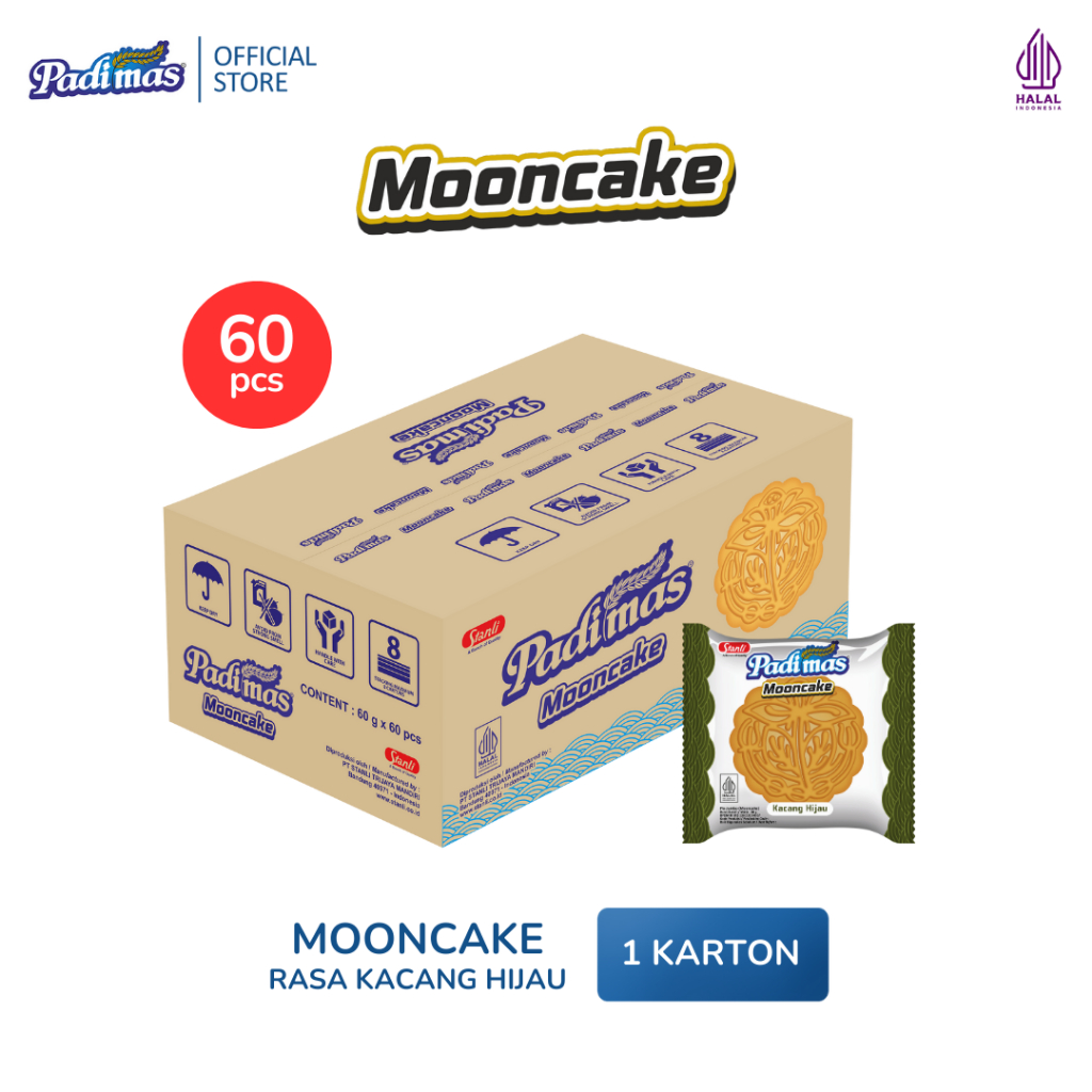 

Mooncake Padimas Kacang Hijau Karton