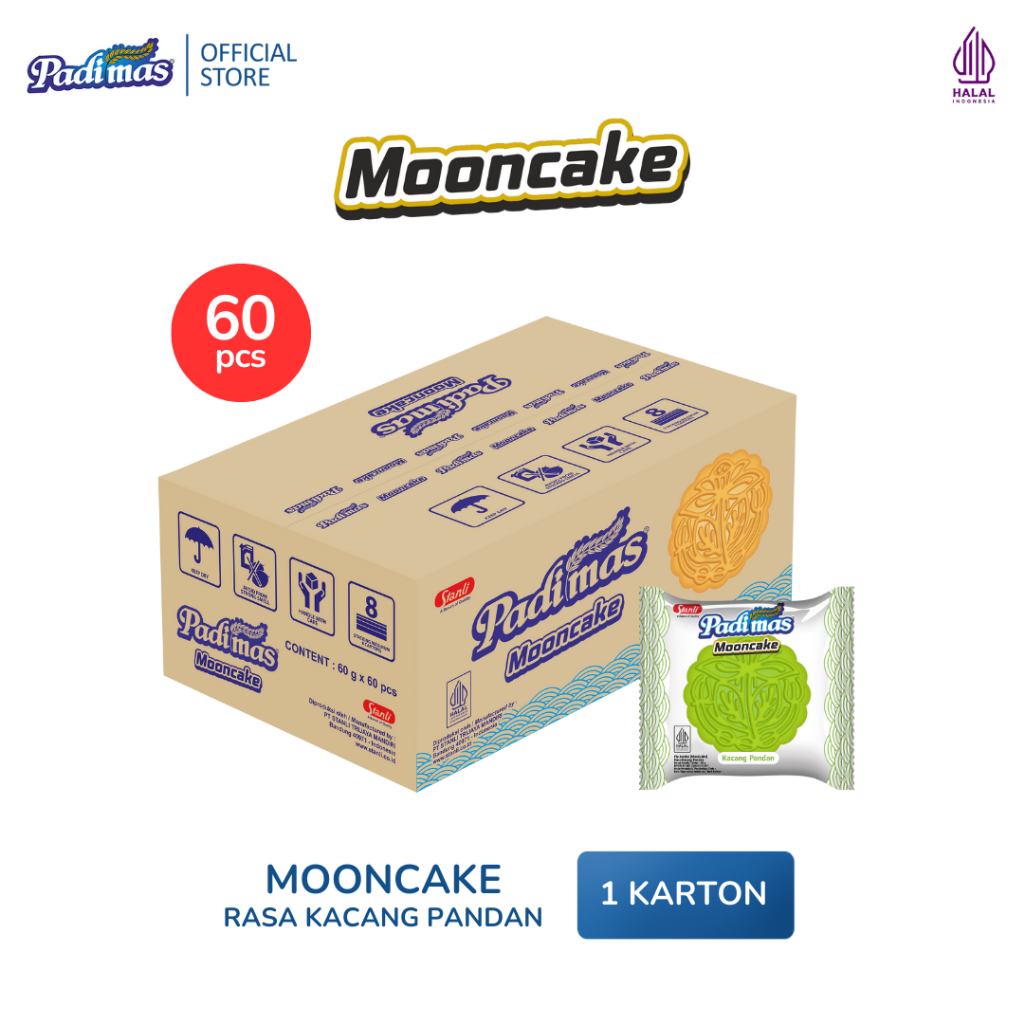 

Mooncake Padimas Kacang Pandan Karton