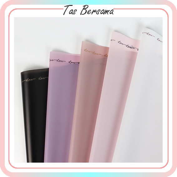 

Kertas Buket Bunga Semi Transparant Cellophane Flower Wrapping Paper Cellophane KB6040