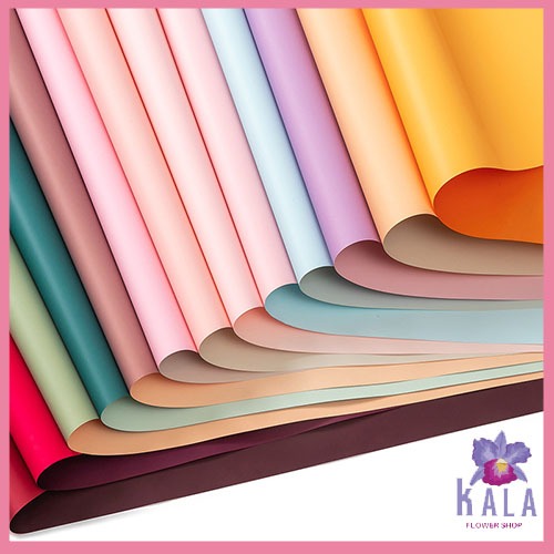 

20 Lembar Kertas Bunga Buket Dua Warna Flower Wrapping Paper Bi Color Cellophane KB6001