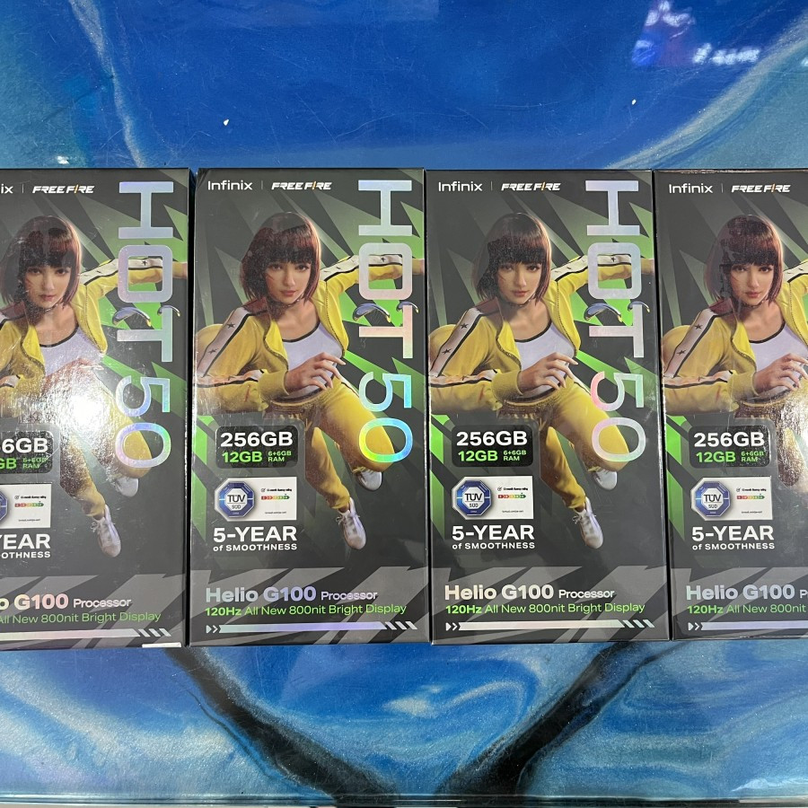 Infinix Hot 50 6/256 RAM 6GB ROM 256GB Smartphone Garansi Resmi NEW SEGEL