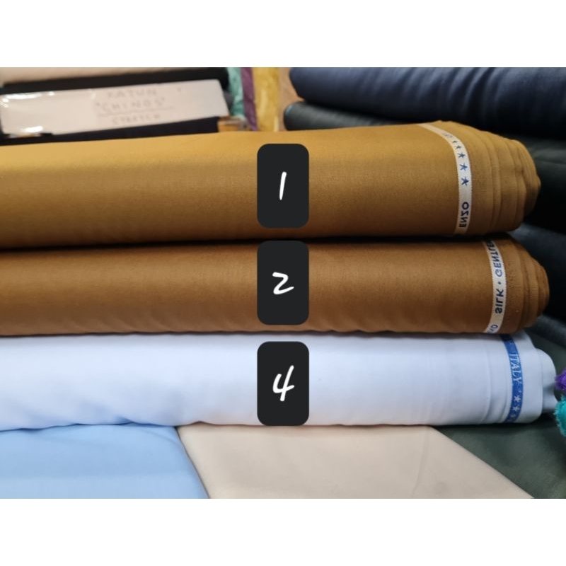 Kain Pemakaian  Khaki Premium  wol Katun  Bahan  Stelan  PNS  ASN PDH Guru Wanita  Pria