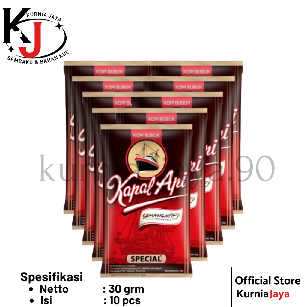 

[ KAPAL API ] Kopi Bubuk Hitam Spesial 30gr