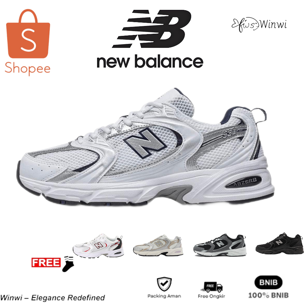 New Balance NB 530: Sepatu Lari Santai Terjangkau, Terbuat dari Katun & Sintetis, Resmi Wanita dan P