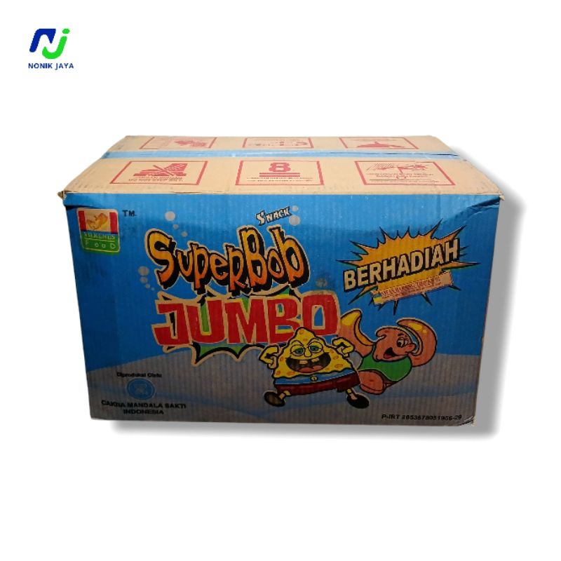 SuperBob Jumbo Snack Berhadiah 1 Dus Isi 40 Pcs@23g