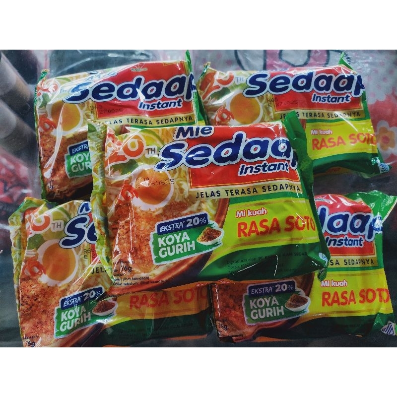 

Mie Sedaap Kuah Soto isi 5 pcs