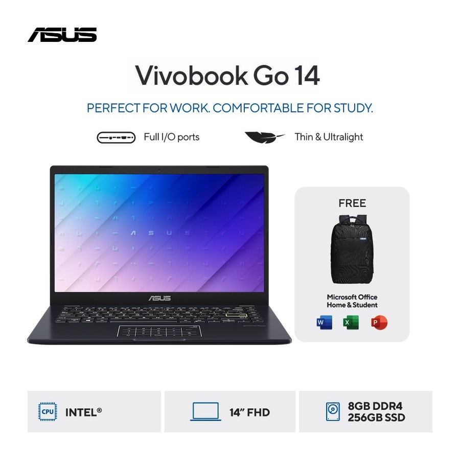 ASUS Vivobook Go 14 E410KA-FHD426 / E410KA-FHD4823M - Peacock Blue [Intel Celeron N4500 / Intel UHD 