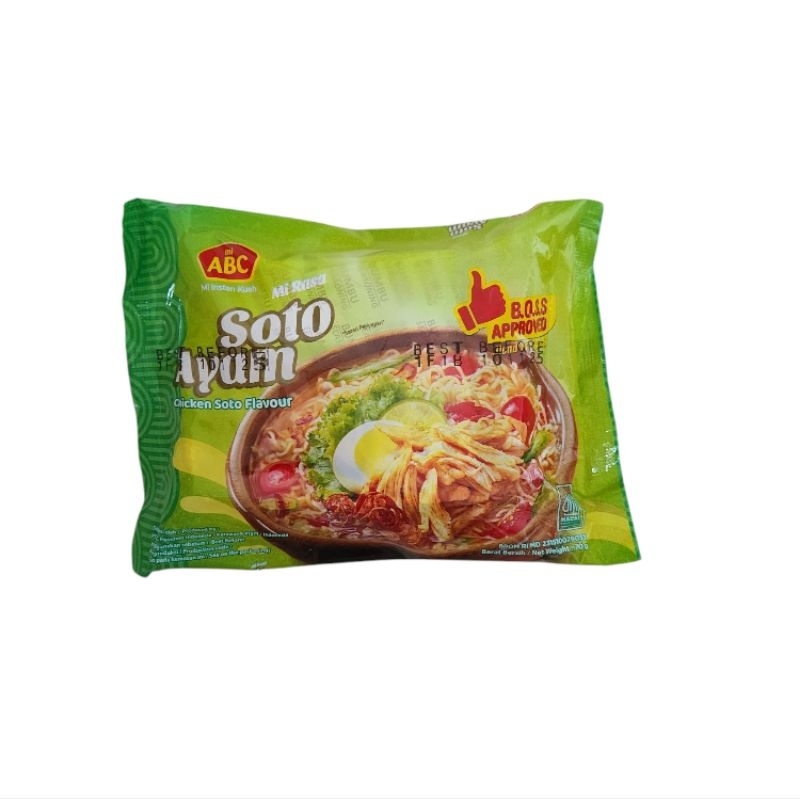 

Mie Abc Kuah Soto Ayam 70g