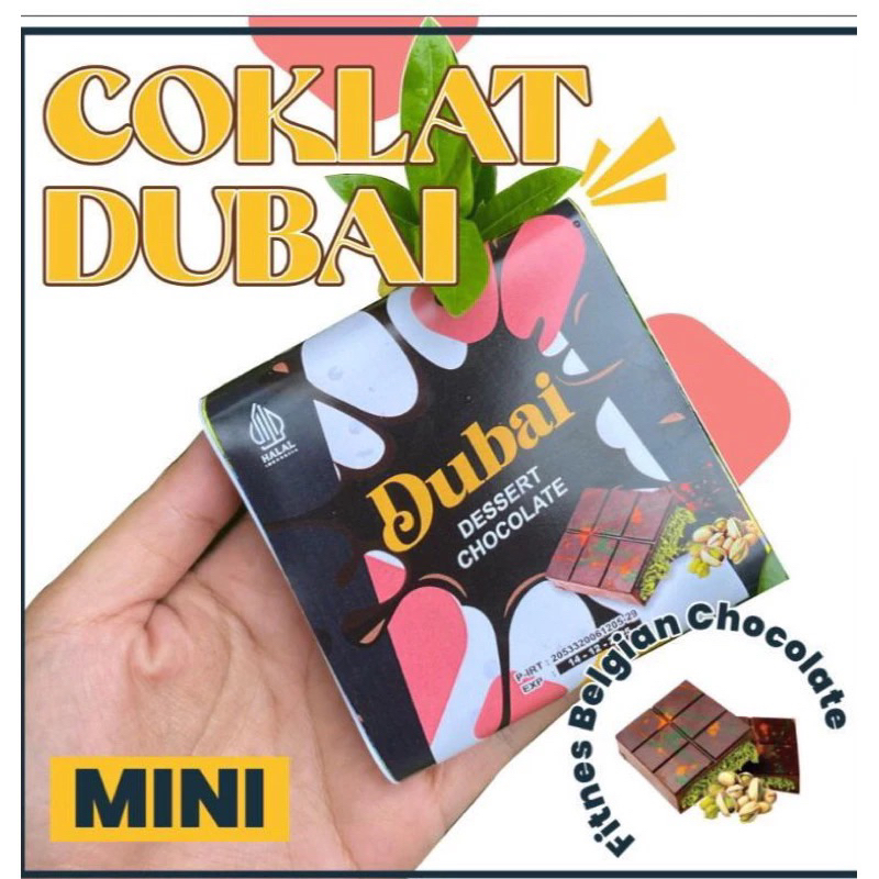 

COKLAT DUBAI KECIL CHOCOLATE CRISPY PISTACHIO 130gr