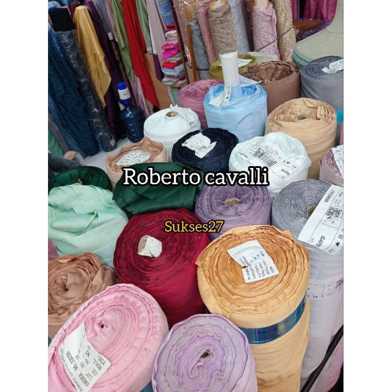 Kain satin Roberto cavalli/satin Roberto