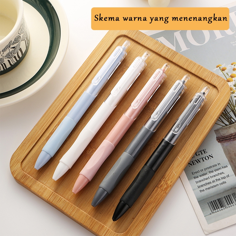 

Pulpen Gel Pulpen Gel Retractable 5 Warna 0.5mm 1pc Pulpen Gel