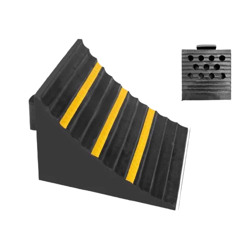 Wheel Chock Rubber/Ganjalan Ban Sedang/Wheel Chock Mobil